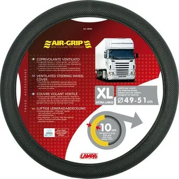 Potah na volant Potah na volant Truck 49 51 cm Premium Air-Grip velikosti XL černý