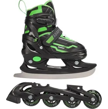 Celoroční brusle Zealot ADAPTA 2IN1 Černá, Zelená