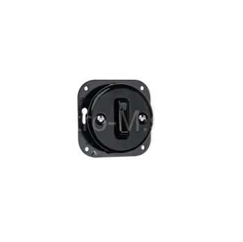 vypínač VINTAGE vypínač 1 klapka černá bez rámečku SLIM