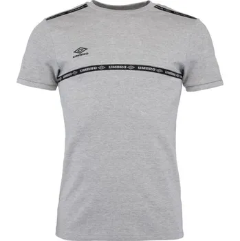 Pánské tričko Pánské triko Umbro TAPED TECH TEE M Šedá, Černá