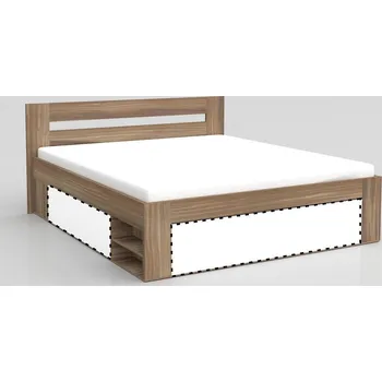 Postel Postel REA KIRA 180x200 s úložným prostorem, OŘECH ROCKPILE