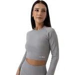 Dámský crop top GymBeam FLO XL Šedá