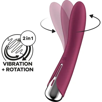 Vibrátor Vibrátor SATISFYER Spinning Vibe 1 červený - s kupónem KUP15 cena 1101 Kč + extra diskrétní expedice