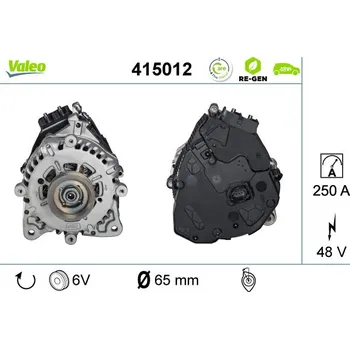Generátor startéru, , 05C903018, 05E903018G, 5C903018, 5E903018G, VALEO, 415012