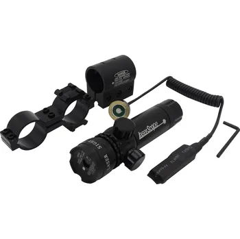 Kolimátor B-optics Laserový zaměřovač LaserSco Profi zelený na 11mm sada montáží 30070