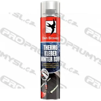 Průmyslové lepidlo Den Braven Thermo Kleber Winte Roof - 750 ml zelená, pistolová _40350RF