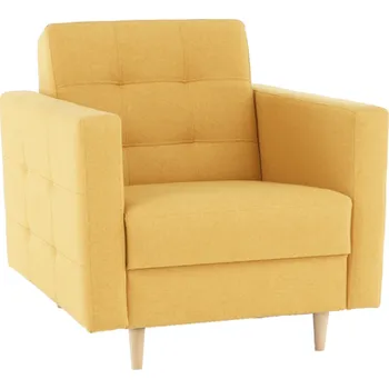 Křeslo Křeslo AMEDIA, hořčicová látka