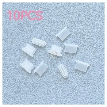 Záslepka pro konektor USB Typ C, barva transparent - 10 ks balení