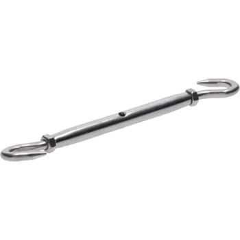 Zábradlí Nerezové lanové chapadlo, závit M5/LH5, broušená nerezová ocel K320 /AISI304