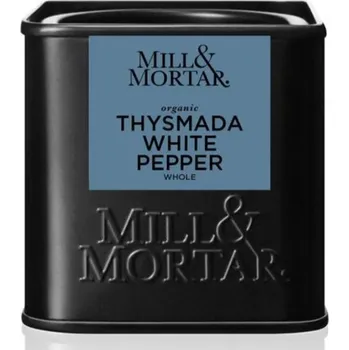 Koření Bio bílý pepř THYSMADA 50 g, celý, Mill & Mortar - doprava zdarma od 2999 Kč