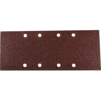 Brusný papír Papier KONNER VED-15, 115x230 mm, P120, 8 dier, brúsny, do vibračnej brúsky, bal. 10 ks