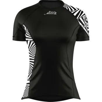 Dámské funkční triko krátký rukáv ILLUSION černá Bamboo Ultra