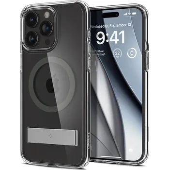 Spigen Ultra Hybrid S MagFit kryt iPhone 15 Pro Max grafitový