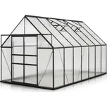 Skleník 240 x 240 x 420 cm, černý 165305945