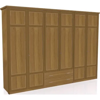 Šatní skříň Jitona Piano šatní skříň, 6 dveří, 2 zásuvky