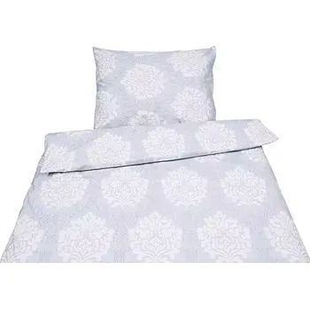 Povlečení Bavlněné povlečení - velký květ na světle modré 140x200+70x90