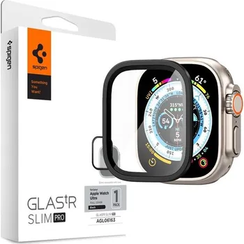 Spigen Glass tR Slim Pro 1 Pack tvrzené sklo Apple Watch Ultra 2/Ultra 49mm černé