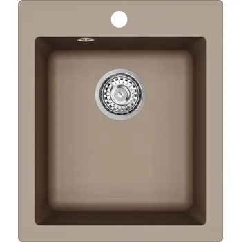 Granitový dřez Granitový dřez Aquastone QUADRA 20 kávová