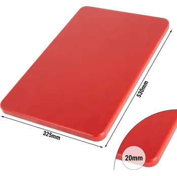 Kuchyňské prkénko G.Gastro Prkénko - 53 x 32,5 cm - tloušťka 2 cm - červené