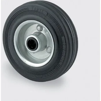 Pojezdové kolečko Tente Samostatné kolo TENTE, kovový disk, černá guma, 100 mm