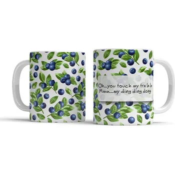 Hrnek You touch my tra la la - Růžová