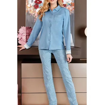 Pánské pyžamo NOTTINGHAMSKÉ DÁMSKÉ PYŽAMO PG38118 Grey S