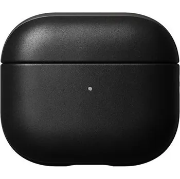 Pouzdro na mobilní telefon Nomad Modern Leather pouzdro pro AirPods 3 černé
