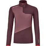 Ortovox Fleece Light Zip Neck Women's Winetasting - dámská mikina L + Doprava zdarma
