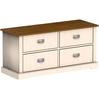 Komoda Jitona Country Inn komoda, 4 zásuvky borovice bílá