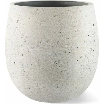 Květináč Grigio Balloon Antique White Ø 55 cm / V 55 cm