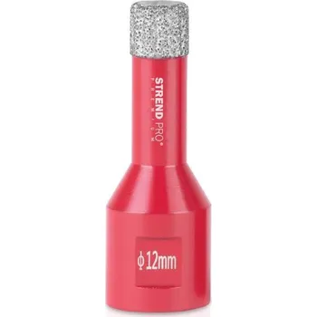 Vrták Vyrezávač Strend Pro Premium DCB11, 012 mm, M14, HD, korunka, diamant, professional
