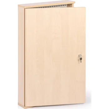Skříňka na klíč B2B Partner Dřevěná skříňka na klíče, na 160 klíčů, bříza