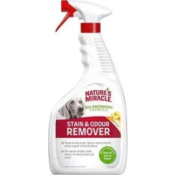 Odstraňovač skvrn Nature's Miracle Stain&Odour Remover Dog Melon Sprej na čištění 946 ml