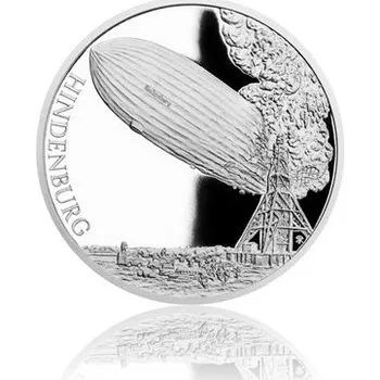 2017 - Stříbrná mince 1 NZD Vzducholoď Hindenburg