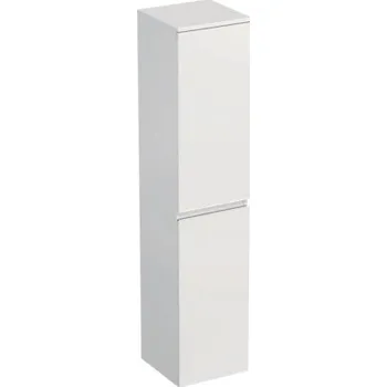 Koupelnový nábytek Koupelnová skříňka vysoká Intedoor TRENTA bílá vysoce lesklá 35 x 161,8 x 35 cm TRE SV 35 L K W A0016