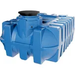 Plochá podzemní nádrž na dešťovou vodu IRIS 8000 l