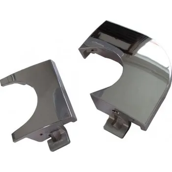 Kulečníkový stůl Rohy kovové silver (sada 6 ks)