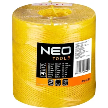 Nářadí pro automobil Neo Tools Zednický provázek 49-931 1000 m žlutý