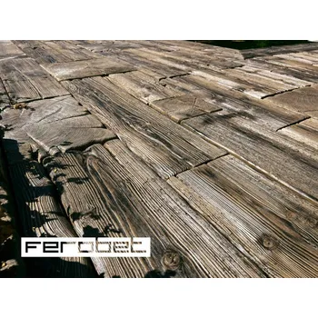 Venkovní dlažba FEROBET Staré Dřevo Dlažba PRKNO 50 - 49,5*25*5cm Natur reliéfní