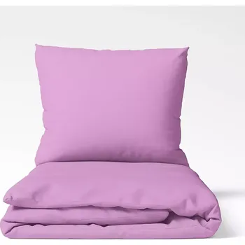 Povlečení Bavlněné povlečení - světle fialové 140x200+70x90