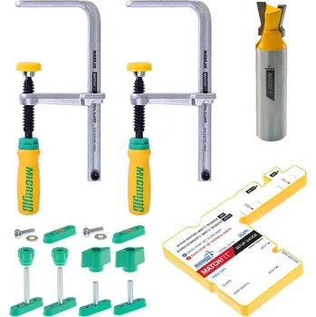 Fréza Sada rybinových svěrek MICROJIG MATCHFIT PRO s frézou a příslušenstvím