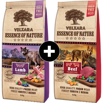 Krmivo pro psa MOJE COMBO: Velxara Essence of Nature GF Adult MONO (2 x 11,4 kg)