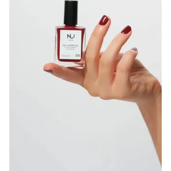 Přípravek na nehty Přírodní lak na nehty NUI 05 Dark Red
