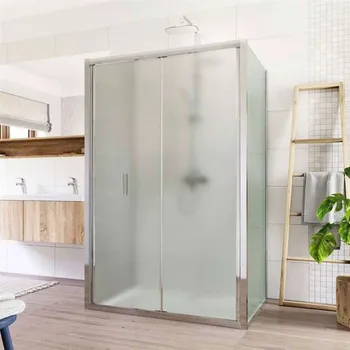 Mereo - CK87252K - Sprchový kout, LIMA, obdélník, 80x100x80x190 cm, chrom ALU, sklo Point