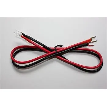 Měnič napětí CARSPA Propojovací kabely pro baterie, měniče, d.50cm, 5mm2, 2x vidlička M6 - pár (3WR-BVR4UT4-6)