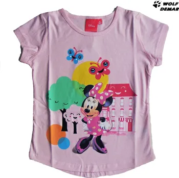 Dívčí tričko SETINO 210 Minnie spring růžové