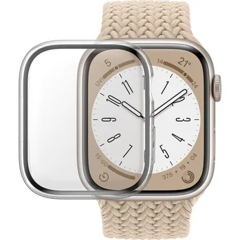 Pouzdro na mobilní telefon PanzerGlass Apple Watch 9/8/7 (45mm) ochranný kryt s D3O - čirý rámeček