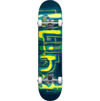 Skateboard blind Skateboard logo glitch fp complete green/yellow