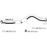 Výfuková trubka ERNST 646413