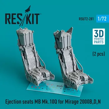 Plastikový model Reskit 1/72 Eject.seats MB Mk.10Q Mirage 2000B/D/N (2 x)